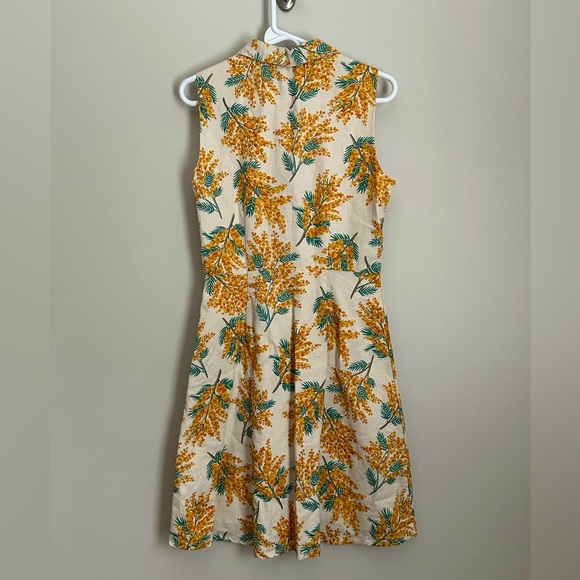 Cath Kidston Linen Blend Floral Summer Dress - Picture 2 of 5